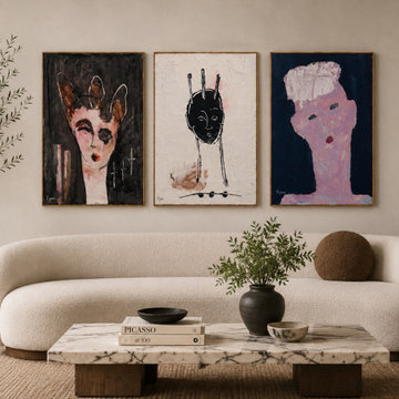 Tony Mose ESOM Original Triptych Artwork