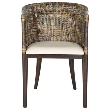 Nigel Arm Chair, Brown/Black Multi