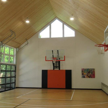 Poolhouse with Indoor Bball court