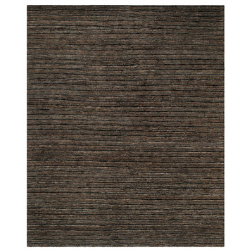 Safavieh Couture Organica Collection ORG215 Rug, Charcoal/Charcoal, 3'x5'