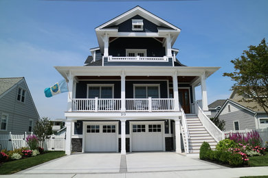 Beach style exterior home photo in Philadelphia