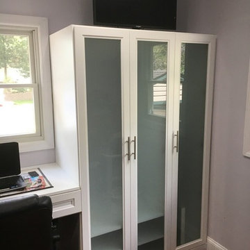 Frosted Glass Build-in Closet/Desk (Paramus,NJ)