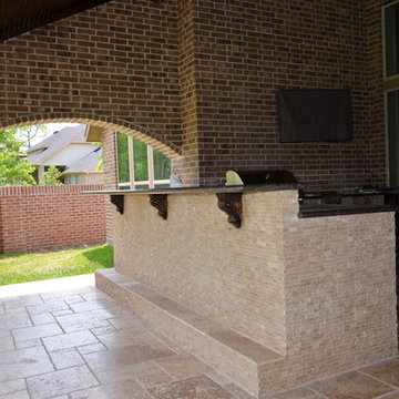 PATIO COVER - CUSTOM SPA - OUTDOOR KITCHEN - OUTDOOR RESTROOM