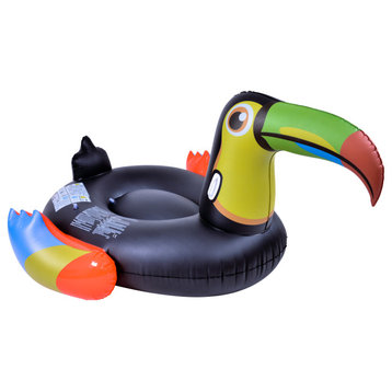 50" Multi Color Toucan Bird Ride On Pool Float