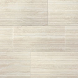 Calligo in Tusk 12x24 Fluted Tile - Wall And Floor Tile