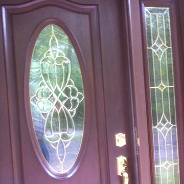 Provia Signet - Cherry Fiberglass Entry Door