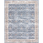nuLOOM - nuLOOM Shae Faded Persian Bordered Machine Washable Area Rug, Blue 5' x 8' - At nuLOOM, we believe that floor coverings and art should not be mutually exclusive. Founded with a desire to break the rules of what is expected from an area rug, nuLOOM was created to fill the void between brilliant design and affordability.