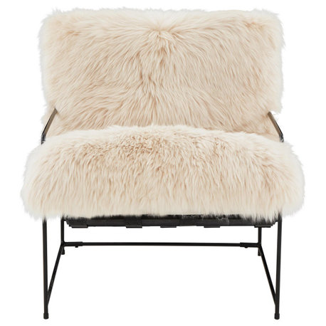 Kimi Genuine Sheepskin chair