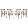 Gear Dining Armchair Set of 4 by Modway