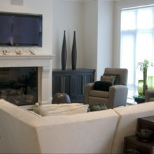 television over fireplace
