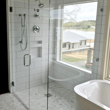 Frameless Shower Glass - Curbless