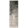 Safavieh Retro Collection RET2770 Rug, Black/Light Grey, 2'3" X 9'