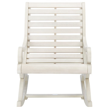 Safavieh Sonora Patio Rocking Chair White
