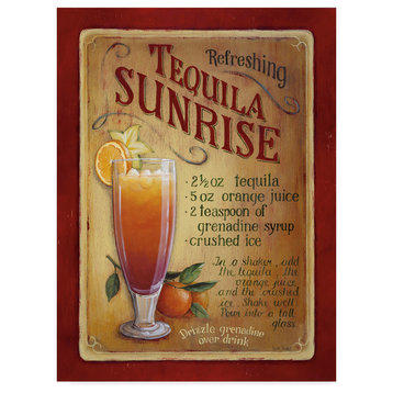 "Tequila Sunrise" by Lisa Audit, Canvas Art