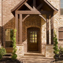 stone with brick