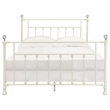 Bd00134Q, Queen Bed, White Finish, Comet