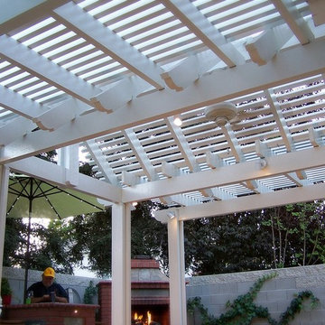 Luxurious outdoor living area.