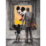 Disney Fine Art - Disney Fine Art Art Partners by Stephen Shortridge - Art Partners by Disney Fine Art  -  Featuring Mickey Mouse & Walt Disney  -  Hand Signed By The Artist: Stephen Shortridge  -  Medium: Hand-Embellished on Pallet Knife Textured Canvas  -  Size: 24 Inches Tall x 18 Inches Wide  -  Limited To 95 Pieces World Wide Worldwide  -  Produced by Collector's Editions  -  Fully Authorized Disney Fine Art Dealer  -  Ships Rolled in a Tube  -  Featuring Mickey Mouse