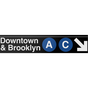Downtown & Brooklyn A/C, Vinyl Sign