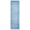 Safavieh Adirondack Collection ADR110 Rug, Silver/Blue, 2'6"x10'