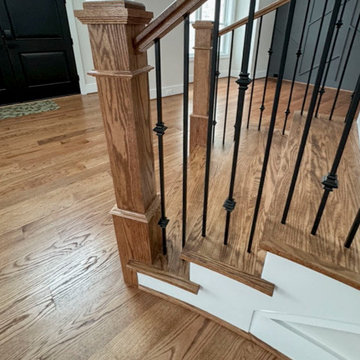 Project #117 | Custom Twist on a Classic L-Shaped Stair