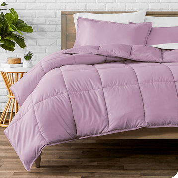 Bare Home Down Alternative Comforter Set, Lavender, Twin/Twin Xl