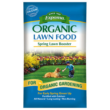 Espoma Organic Lawn Booster, Lawn Food for Spring Feeding, 30 lb Bag