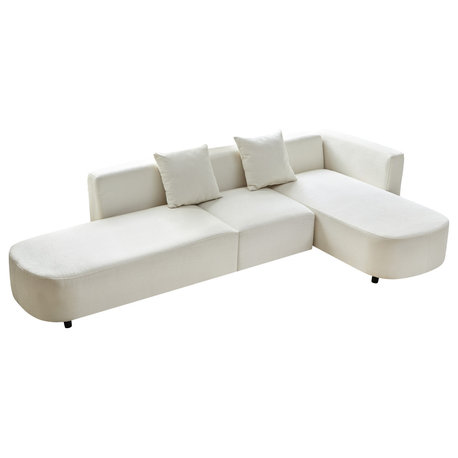 Gewnee Luxury Modern Style Living Room Upholstery Sofa