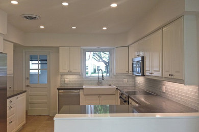 Kitchen - transitional kitchen idea in Miami