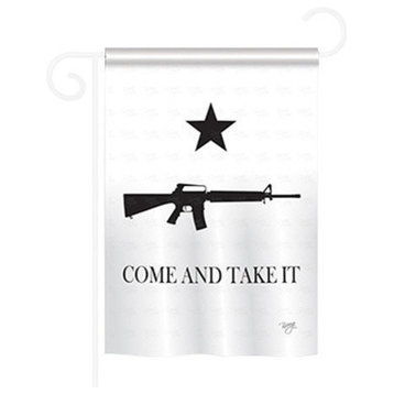 Come And Take It 13"x18.5" Usa-Produced Home Decor Flag