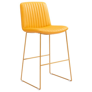 Mode Bar Chair, Set of 2 Yellow