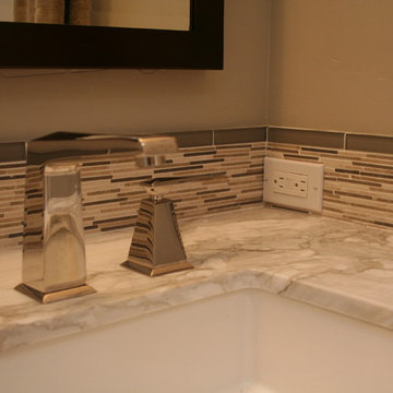 Earthy Master Bathroom | Redwood City, CA