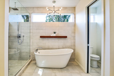 Inspiration for a contemporary bathroom remodel in Seattle