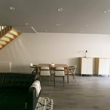 Modern Minimalist Open Dining Room
