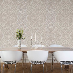 Century Classic - Lacey Damask Wallpaper G580703 - Wallpaper