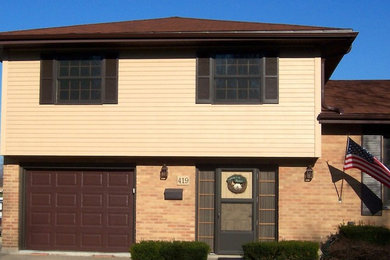 Traditional exterior home idea in Chicago
