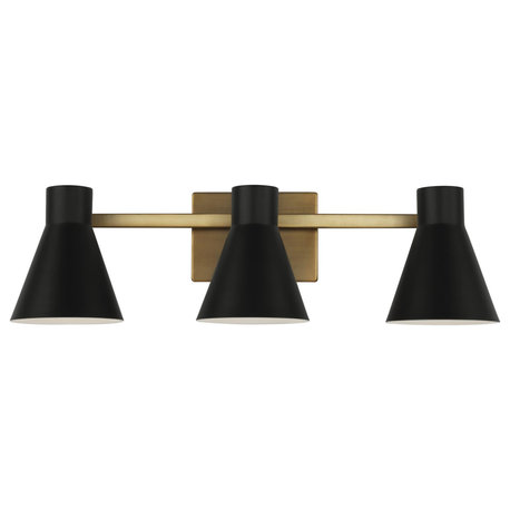Towner 3-Light Wall/Bath, Black