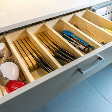 Galley style kitchen