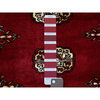 Mori Bokara Deep and Rich Red Soft Wool Hand Knotted Rug, 2'6" x 4'0"