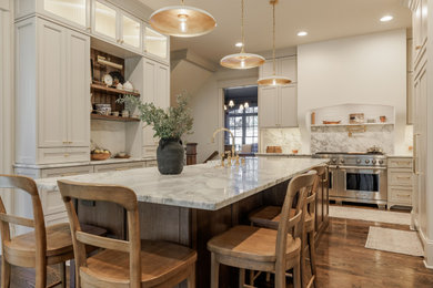 Inspiration for a french country home design remodel in Atlanta