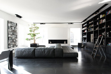 Inspiration pour une maison minimaliste.