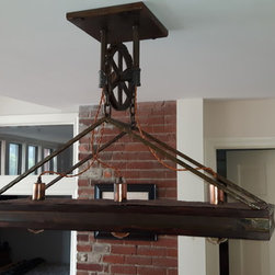 Rustic Chandelier - Kitchen Island Lighting