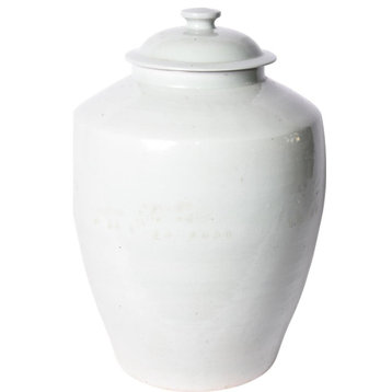 Barn Jar Vase Lidded Mint Green Colors May Vary Variable Porcelain