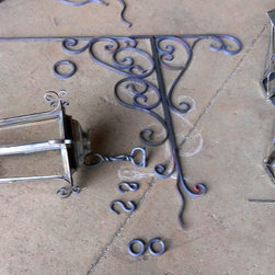 custom steel lanterns, bracket - Outdoor Lighting