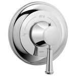 Toto - Toto Vivian Lever Handle Thermostatic Mixing Valve Trim Polished Chrome - At TOTO, we design simple, brilliant, and elegant solutions for basic human needs where every innovation and detail is designed with you in mind. Were committed to improving peoples lives and for over a century, weve made products that do just that. Add functionally and control to your everyday routine with the TOTO Vivian Thermostatic Mixing Valve Trim. This traditionally styled accessory paired with the TSST thermostatic mixing valve, makes conservation easy by controlling the water flow volume without affecting the temperature. This fixture features advanced temperature control technology, providing a safety stop at 108(F) degrees and the single lever allows for easy control over water volume and temperature to create the optimal experience. This long lasting and durable accent is made of solid brass construction and finished with corrosion-resistant chrome plating. This fixture is ADA compliant. TOTO creates a clean, relaxed, and refreshing lifestyle by designing for every part of the bathroom and striving to bring more to every moment you spend there. Required Valve TSST sold separately.