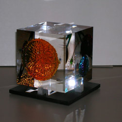 Glass Space cube - Artwork