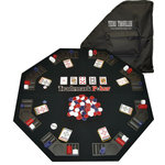 Trademark Poker - Texas Traveller Table Top and 300 Poker Chip Set by Trademark Poker - Take your favorite poker game on the road, camping, tailgate parties or anywhere with this convenient all-in-one set!