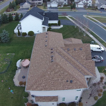"Desert Tan" Owens Corning Duration Roof by Storm Group Roofing.