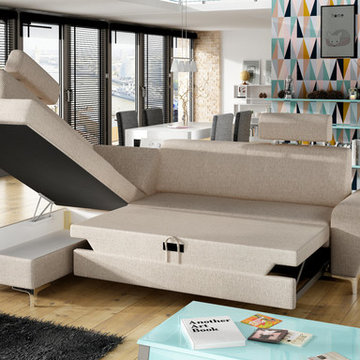 European sectional sleeper sofa CLAUDIO