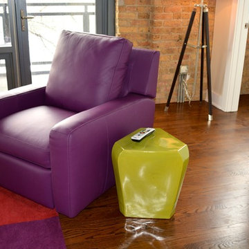 Chicago Loft A Colorful Point Of View
